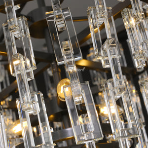 Marige Tiered Round Chandelier 36“ 48” 60“ - Zonesus
