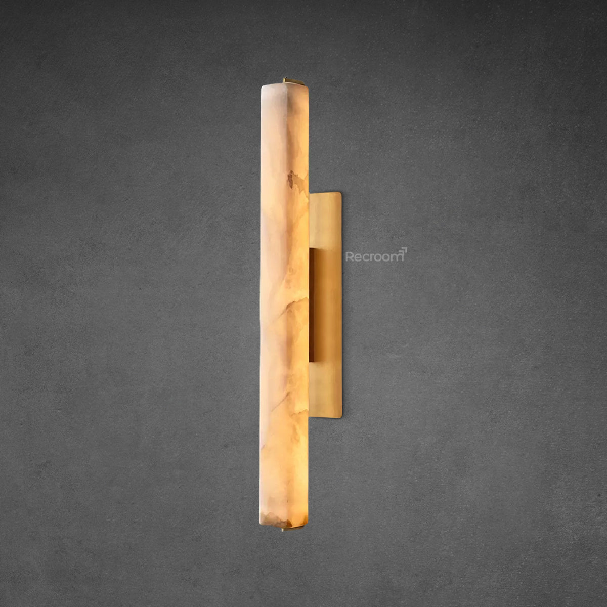 Auduben Alabaster Single Sconce 15" 19" 25" - Zonesus