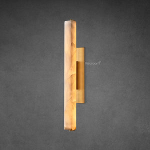 Auduben Alabaster Single Sconce 15" 19" 25" - Zonesus