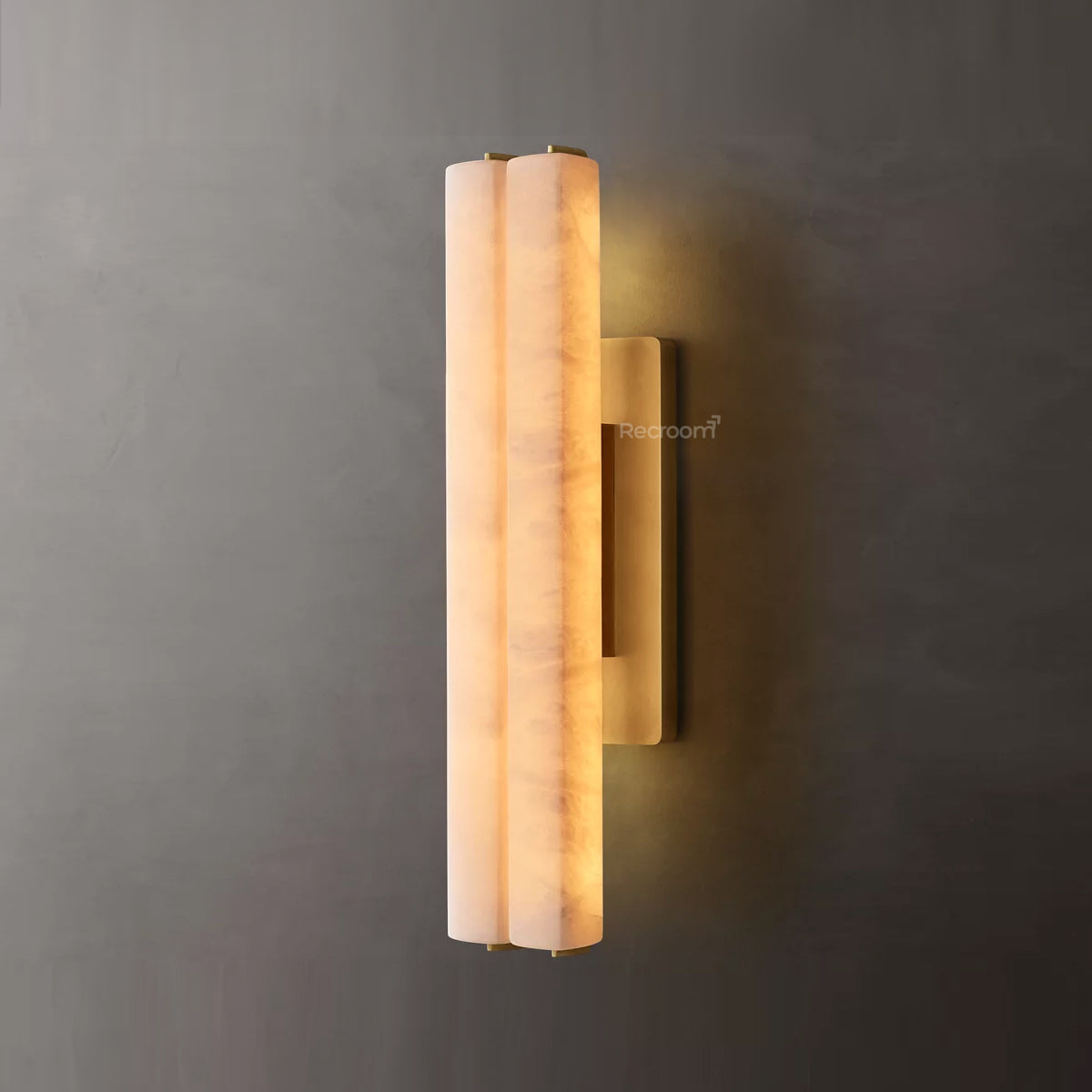 Auduben Alabaster Double Sconce 15" 19" 25" - Zonesus