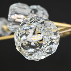 Boulew Crystal Glass Round Chandelier 60" - Zonesus