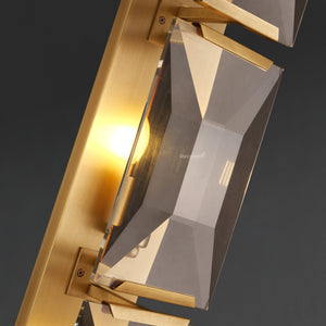 Harllow Crystal Triple Wall Sconce 6“ - Zonesus