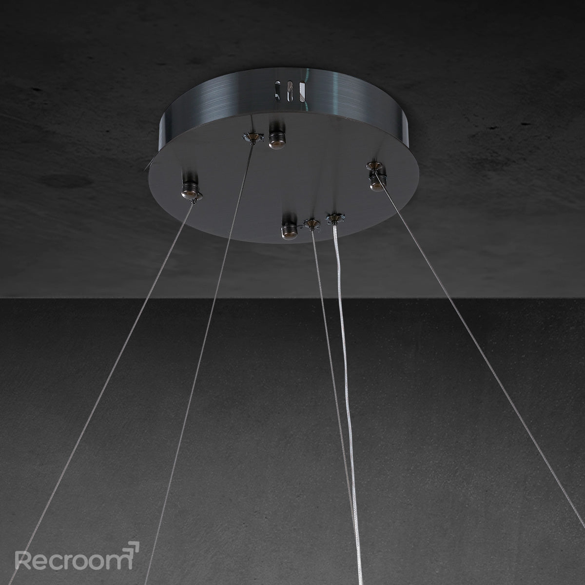Rivager Lueur Round Chandelier 60" - Zonesus