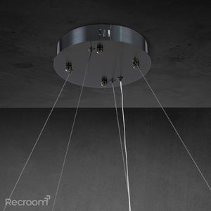 Rivager Lueur Round Chandelier 60" - Zonesus