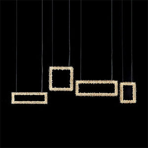 Cervine Echo Rock Crystal Chandelier - Zonesus