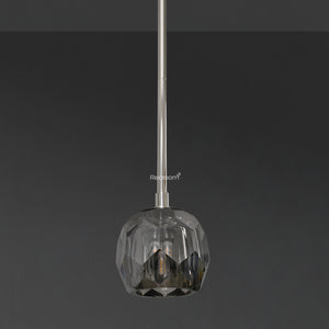Boulew Crystal Glass Rod Pendant 5" - Zonesus