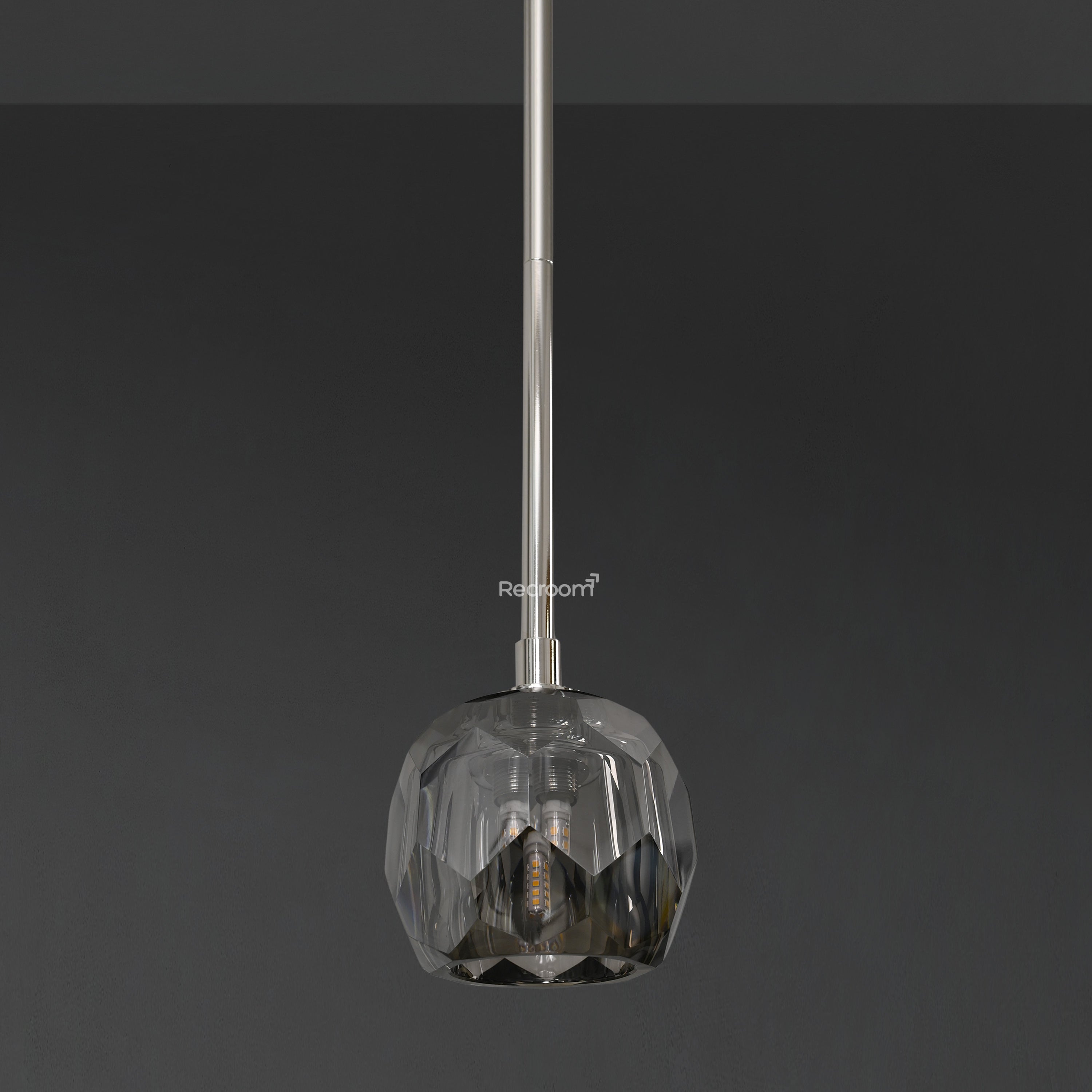 Boulew Crystal Glass Rod Pendant 5" - Zonesus