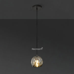 Boulew Crystal Glass Cord Pendant 5" - Zonesus