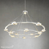 Eclitant Two-Tier Round Chandelier 60" - Zonesus