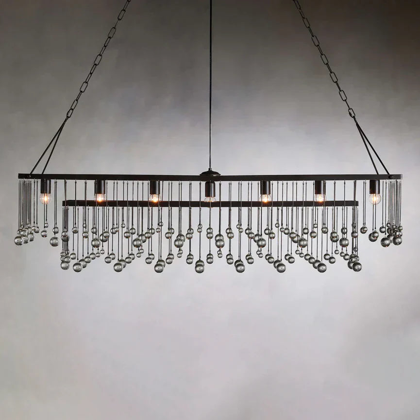 Aubrey Rectangular Chandelier - Zonesus