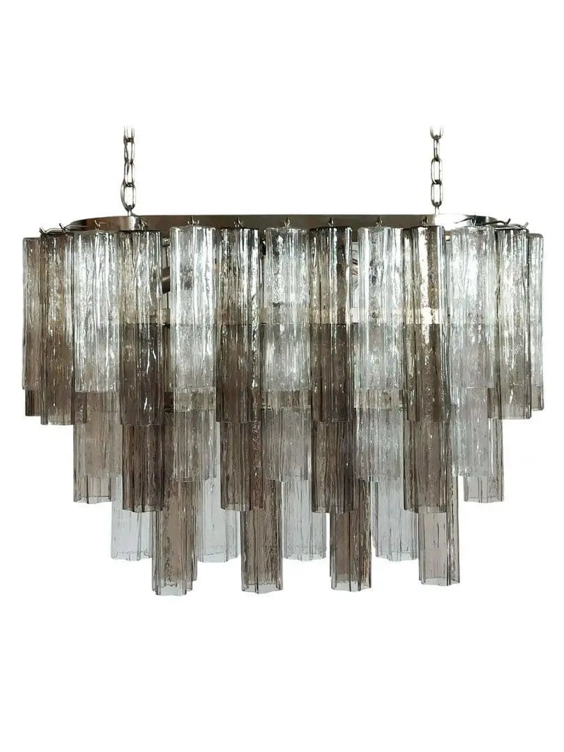 Murano Chandelier – 62 Tubes – Smoked/Transparent - Zonesus