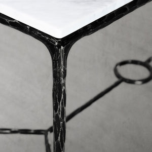 Thaddeo Rectangle Marble Desk - Zonesus