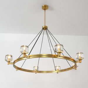Demarat Round Chandelier 60" - Zonesus