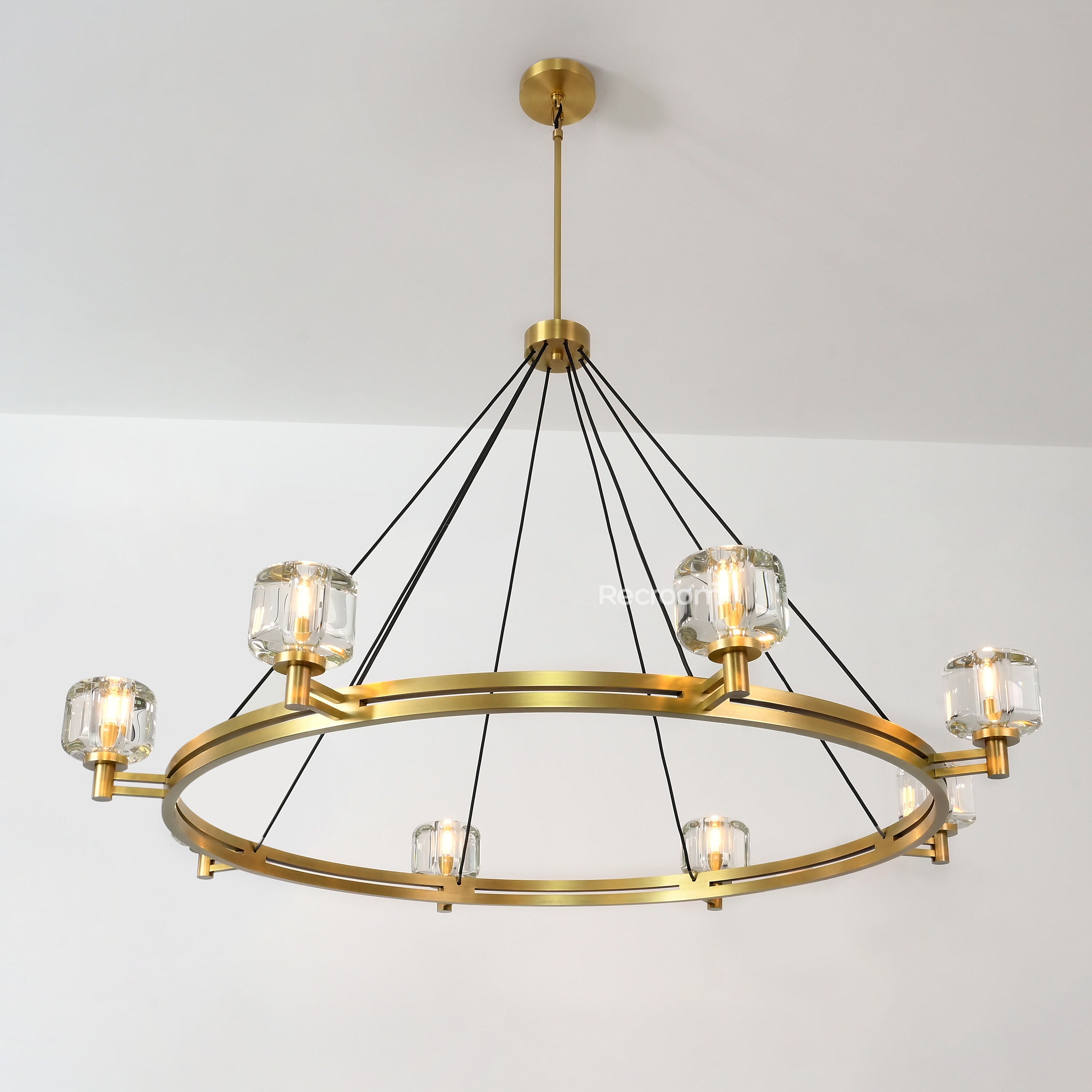 Demarat Round Chandelier 60" - Zonesus
