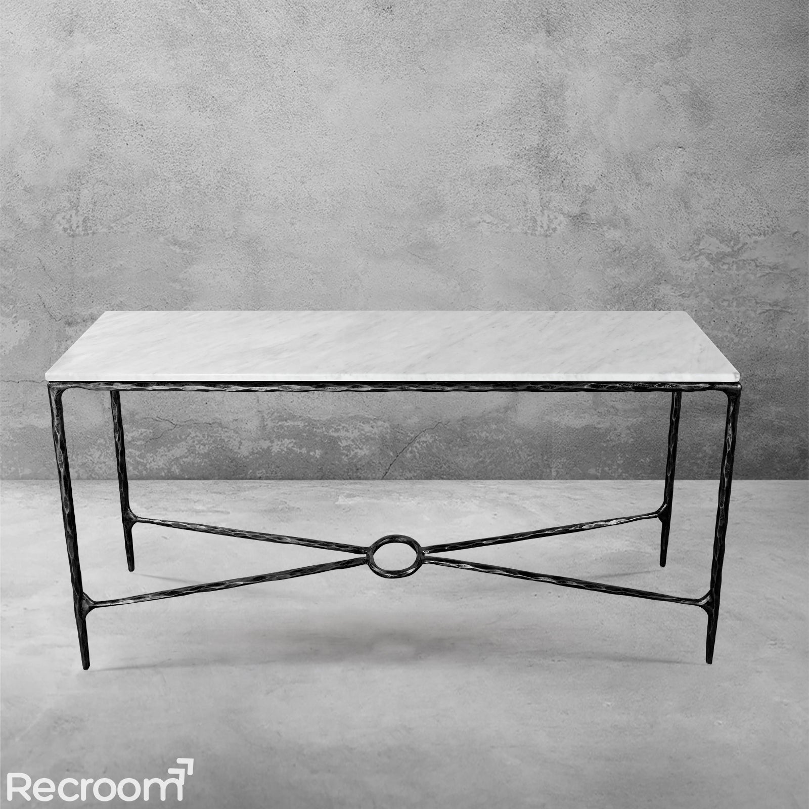 Thaddeo Rectangle Marble Console 60" 72" - Zonesus