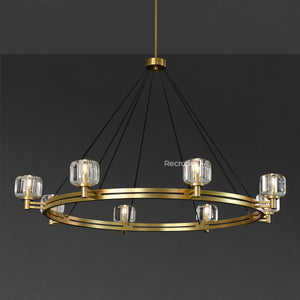 Demarat Round Chandelier 60" - Zonesus