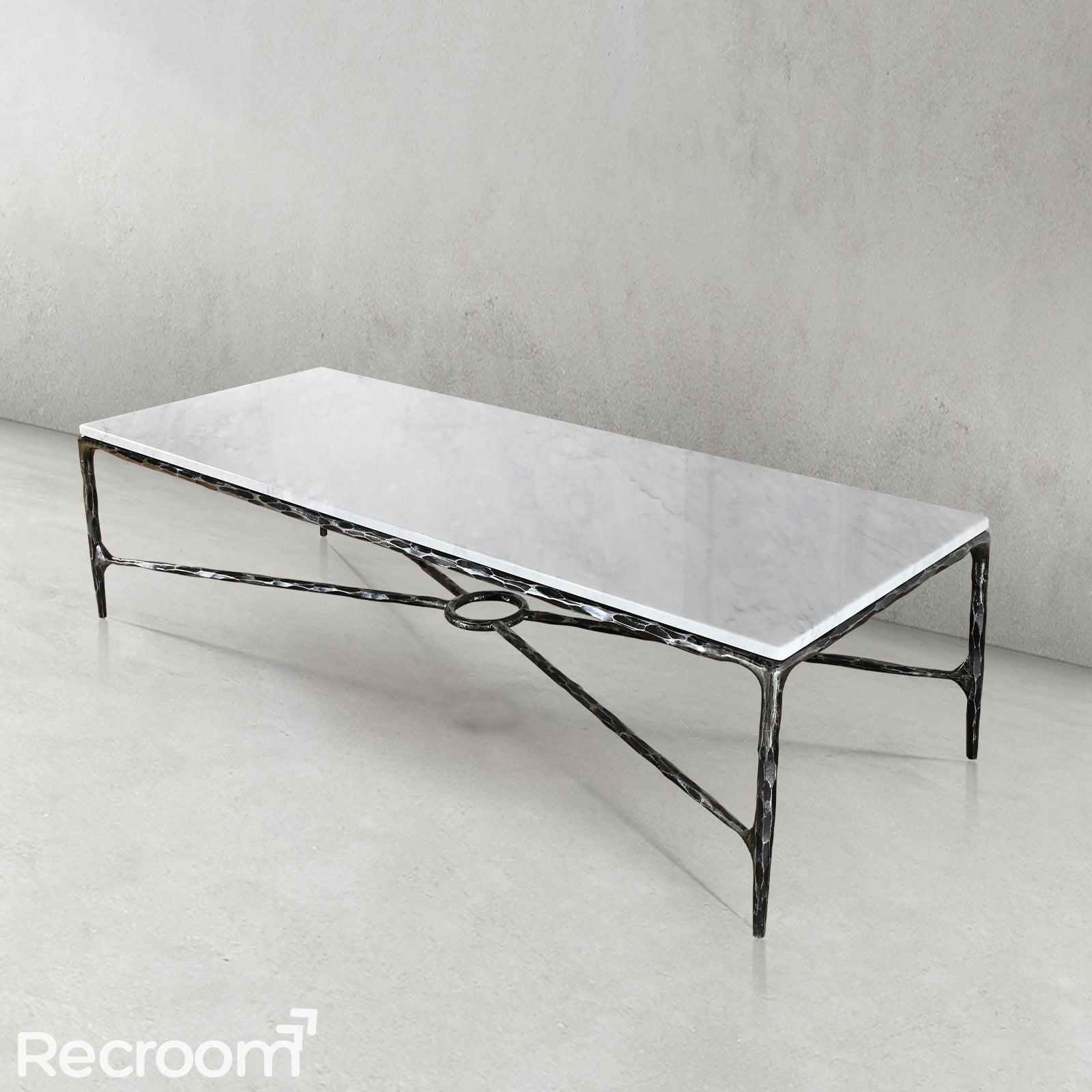 Thaddeo Rectangle Marble Coffee Table - Zonesus