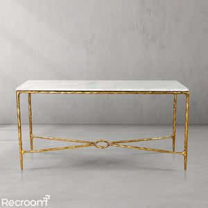 Thaddeo Rectangle Marble Console 60" 72" - Zonesus