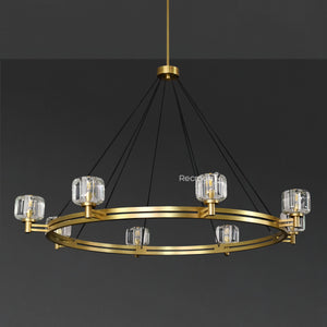 Demarat Round Chandelier 60" - Zonesus
