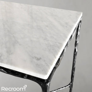 Thaddeo Rectangle Marble Desk - Zonesus