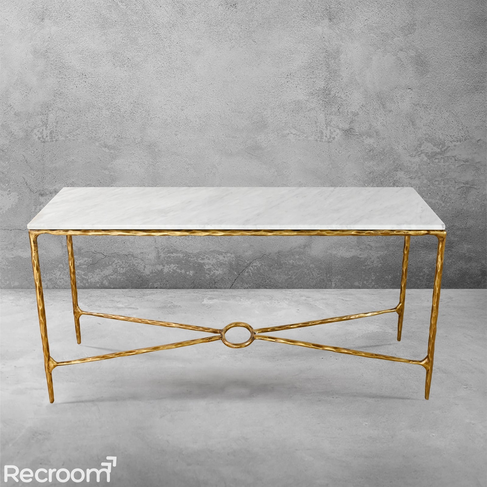 Thaddeo Rectangle Marble Console 60" 72" - Zonesus