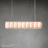 Harllow Calcite Rectangular Chandelier 62" - Zonesus