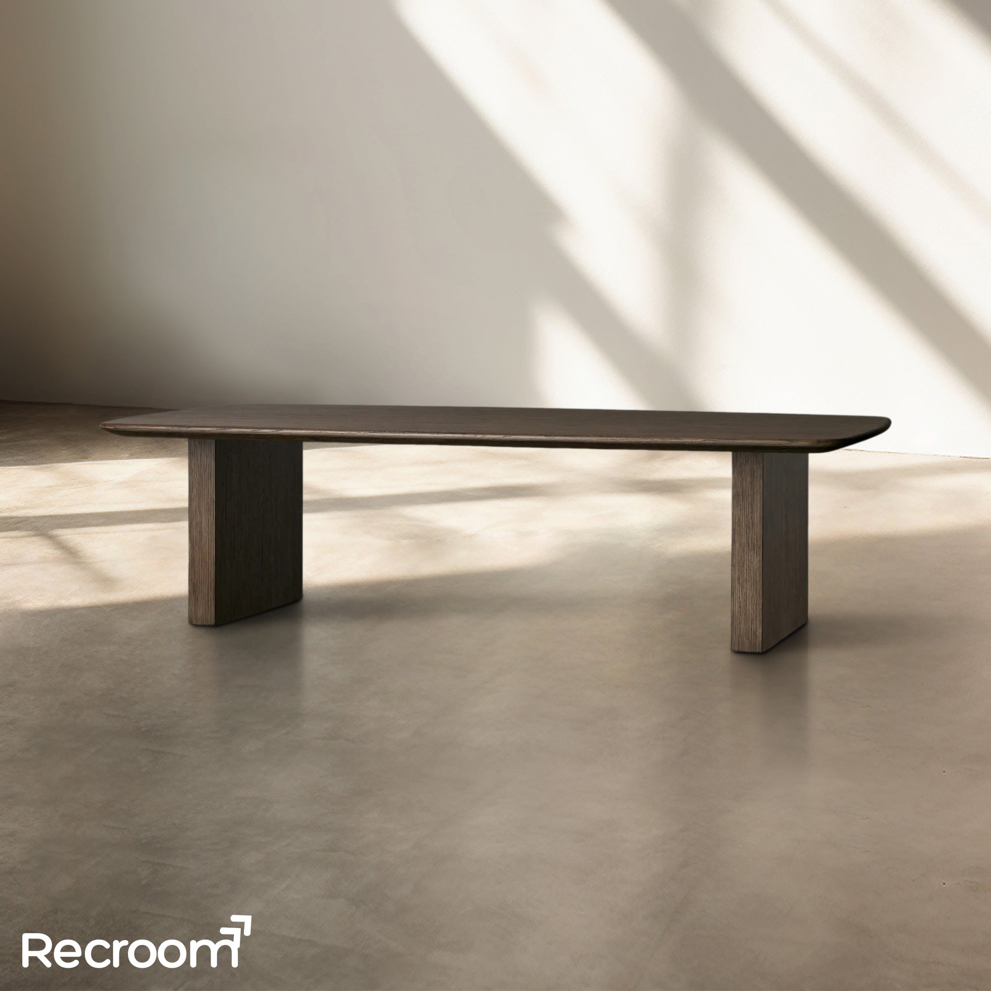 San Germani Wood Coffee Table with Clement Base - Zonesus