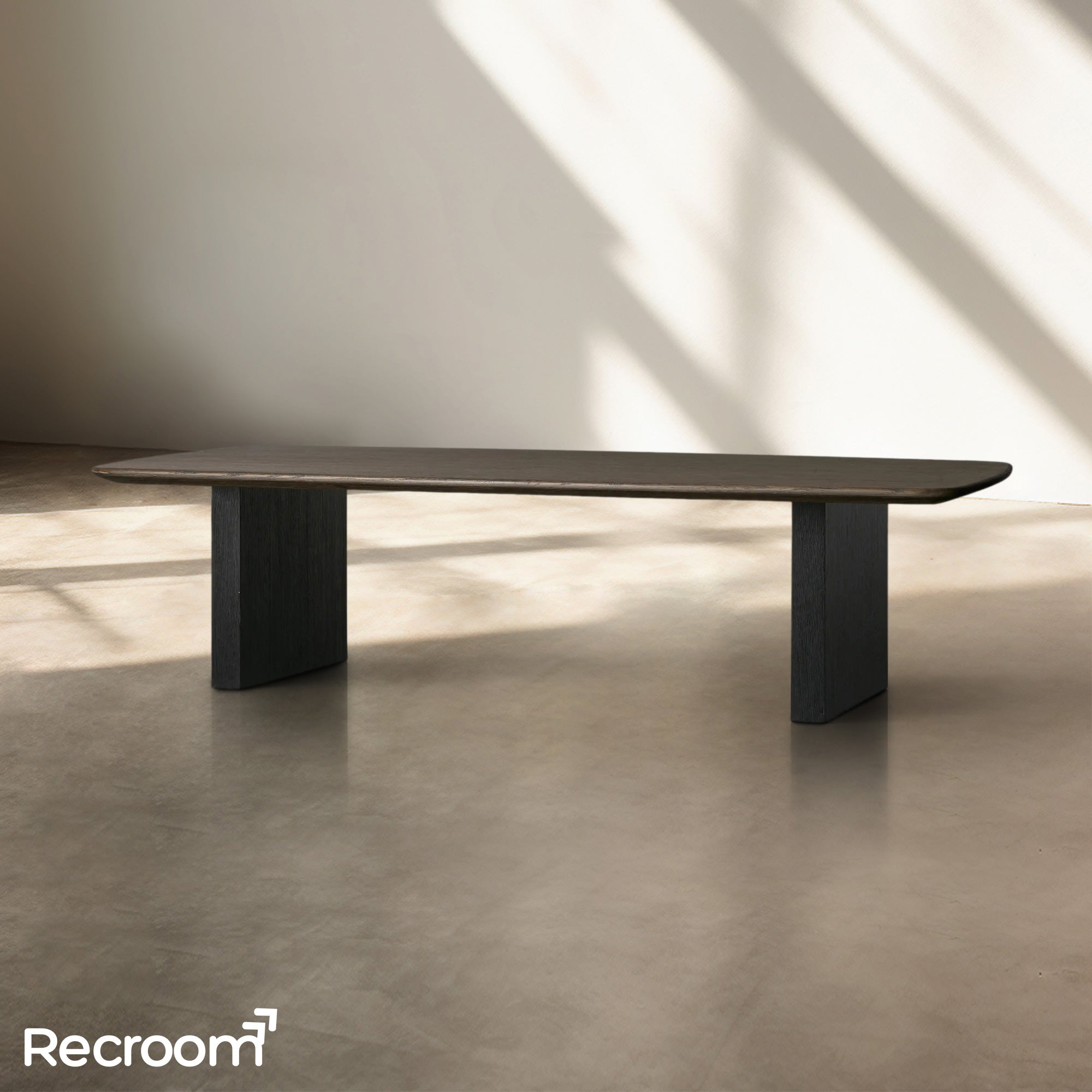 San Germani Wood Coffee Table with Clement Base - Zonesus