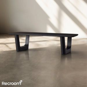 San Germani Wood Coffee Table with Rennes Base - Zonesus