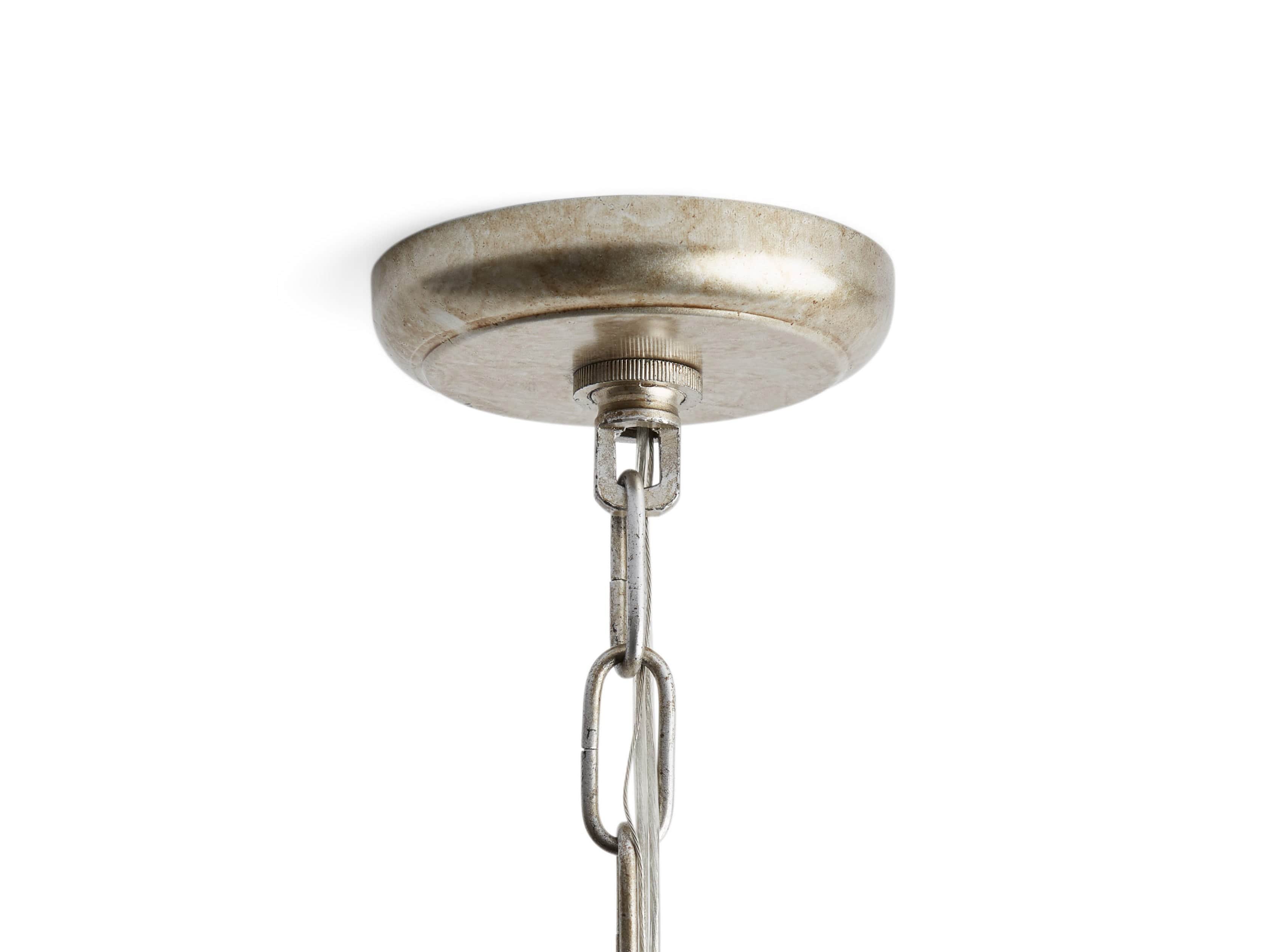 Geode 30" Chandelier in Silver - Zonesus