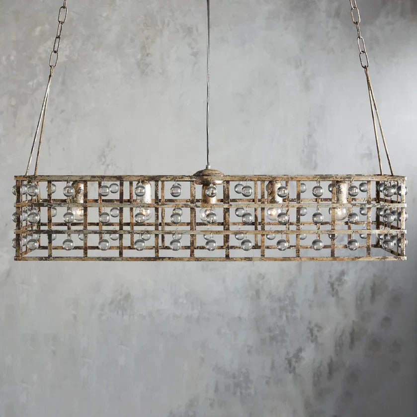 La Cage Rectangular Chandelier - Zonesus