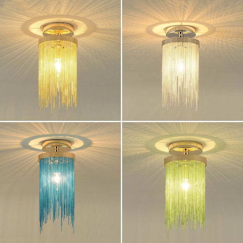 Tassel Aluminum Flushmount for House - Zonesus