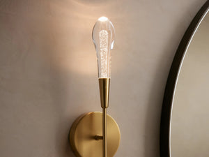 Solitaire Crystal Double Wall Sconce - Zonesus