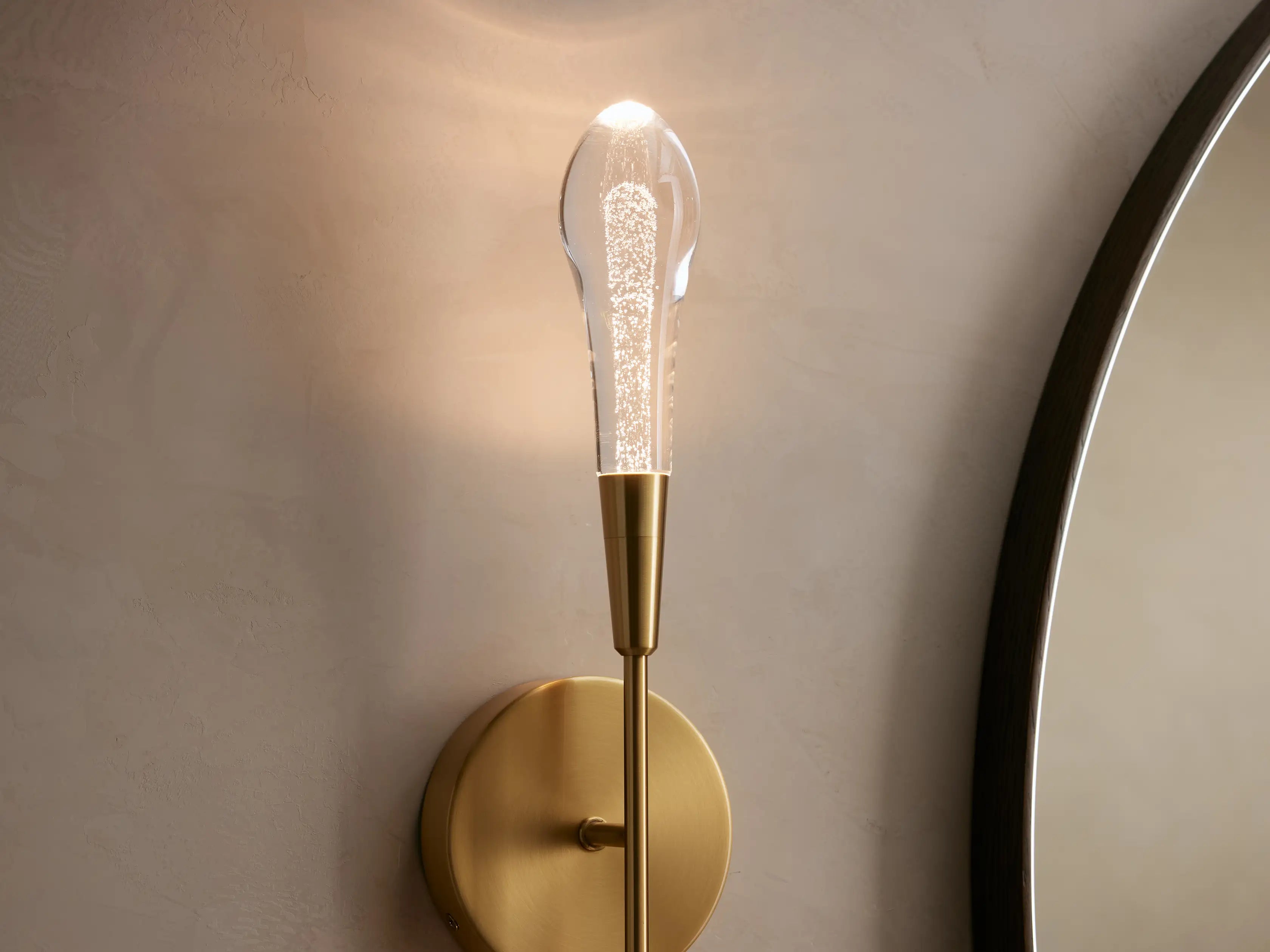 Solitaire Crystal Double Wall Sconce - Zonesus