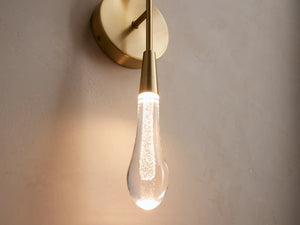 Solitaire Crystal Double Wall Sconce - Zonesus