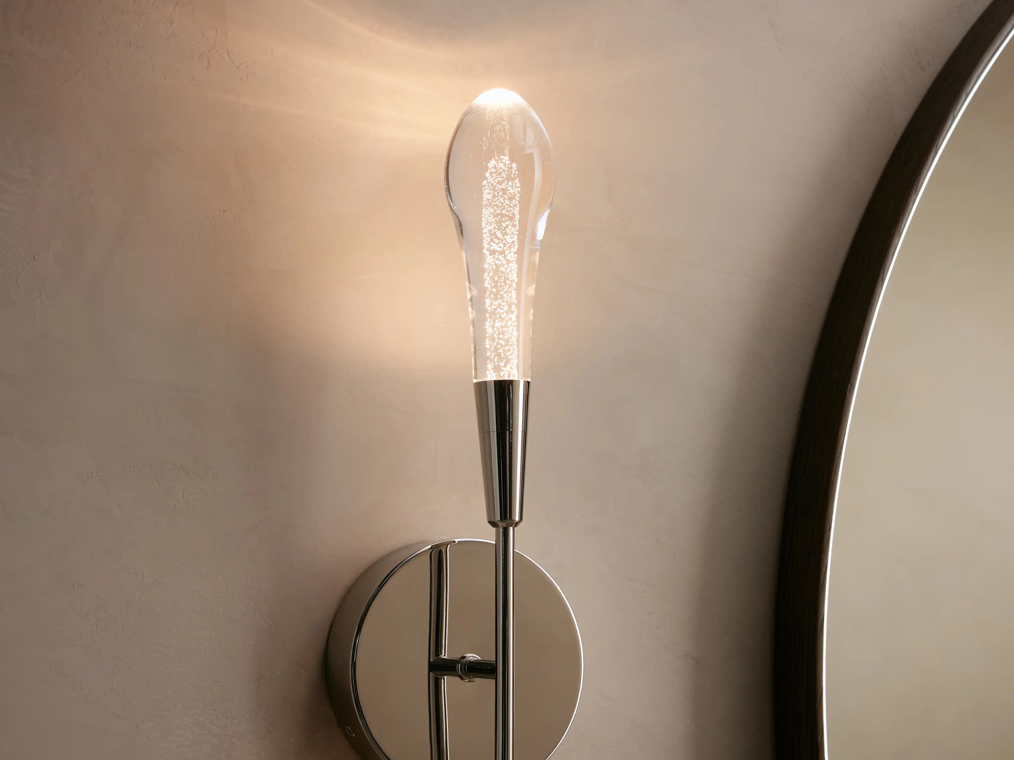 Solitaire Crystal Double Wall Sconce - Zonesus