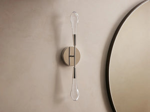 Solitaire Crystal Double Wall Sconce - Zonesus