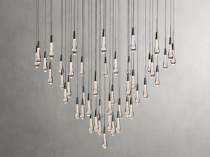 Solitaire Round Chandelier 38"D - Zonesus
