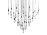 Solitaire Round Chandelier 38"D - Zonesus