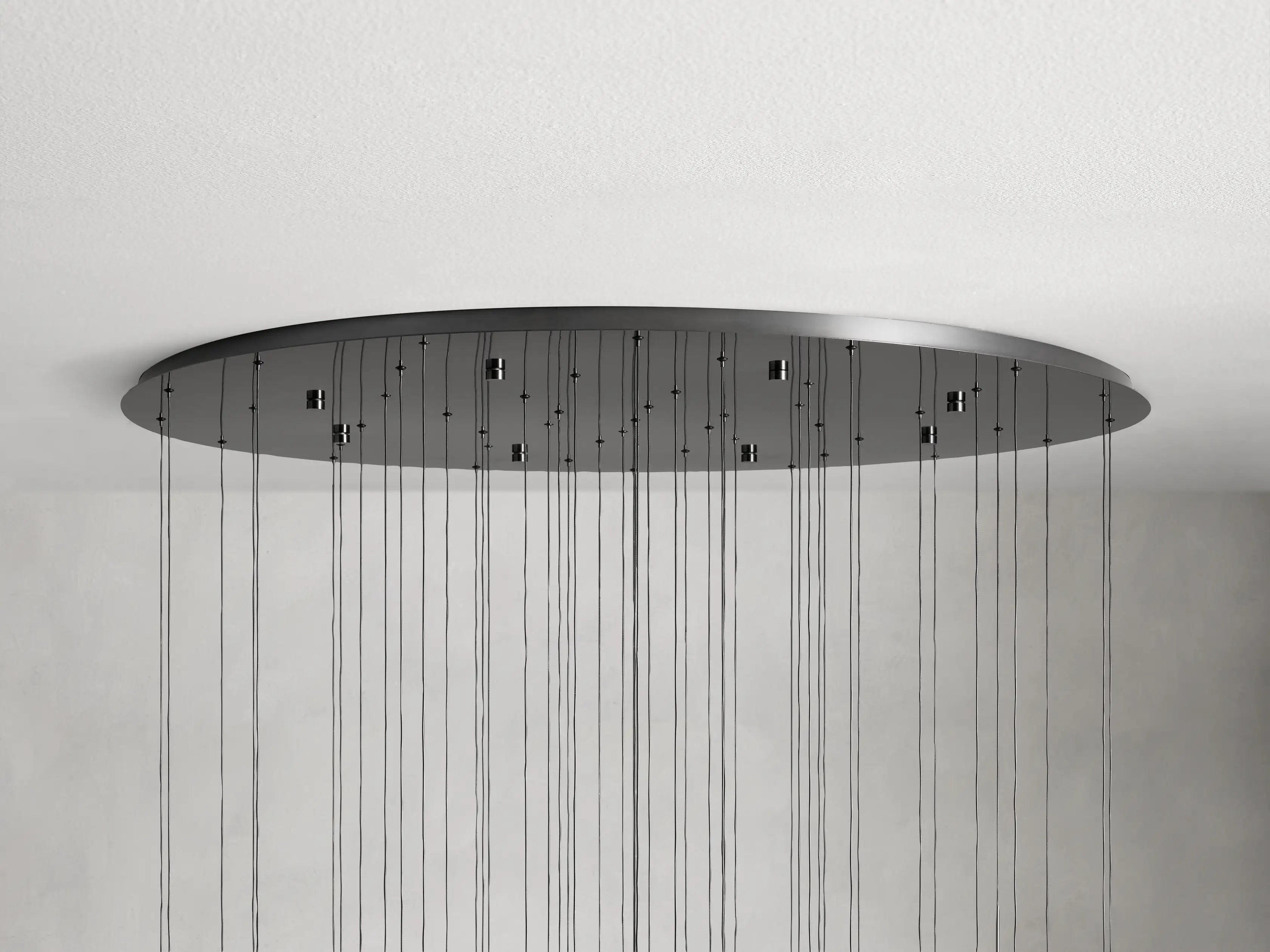 Solitaire Round Chandelier 38"D - Zonesus