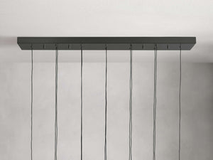 Solitaire Crystal Linear Chandelier 37" 50" 60'' 70" 87" 120''W - Zonesus