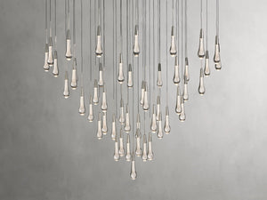 Solitaire Round Chandelier 38"D - Zonesus