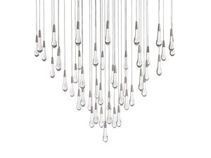 Solitaire Round Chandelier 38"D - Zonesus