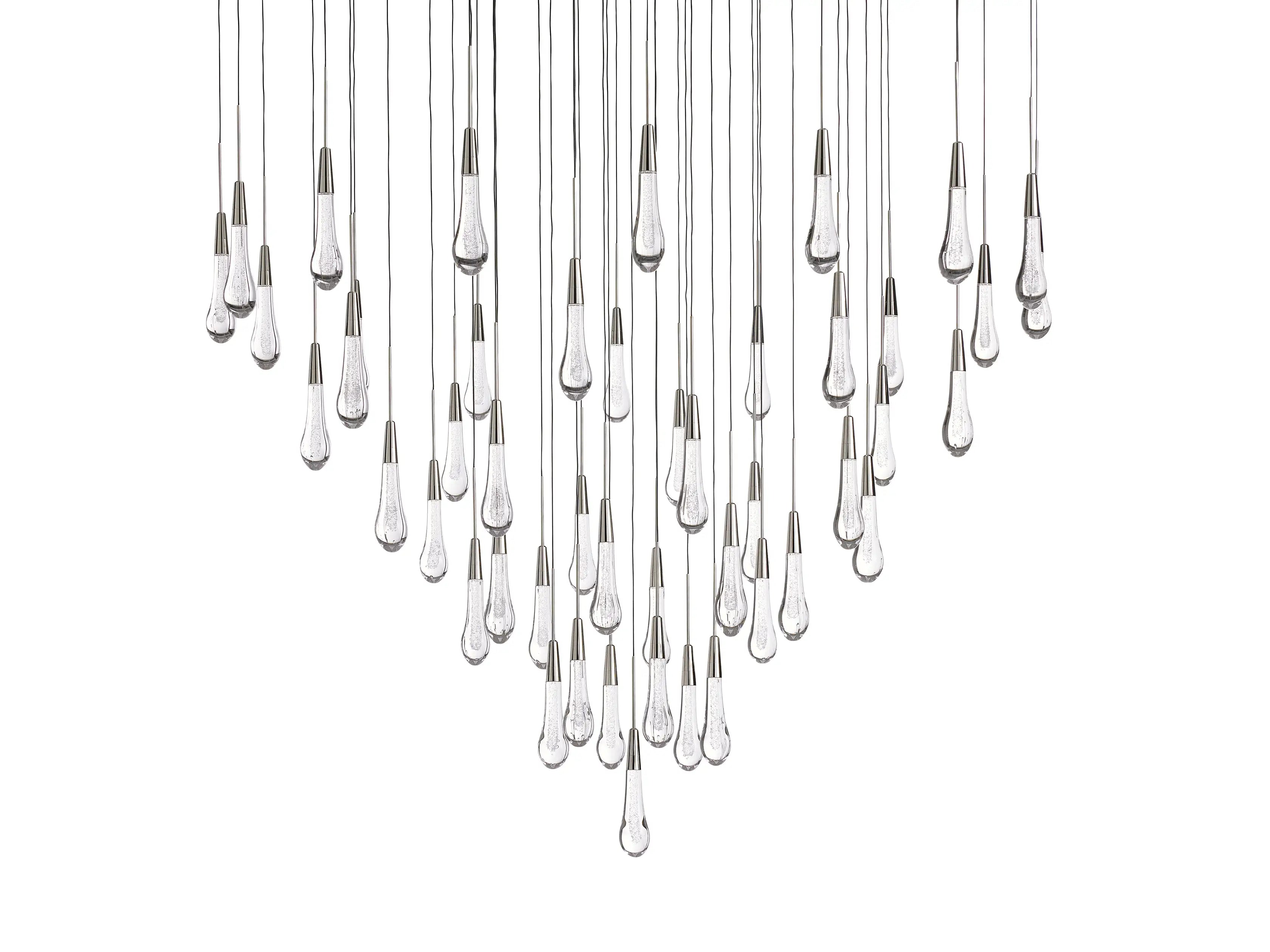 Solitaire Round Chandelier 38"D - Zonesus