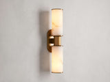 Harlin 2-Light Wall Sconce in Alabaster - Zonesus