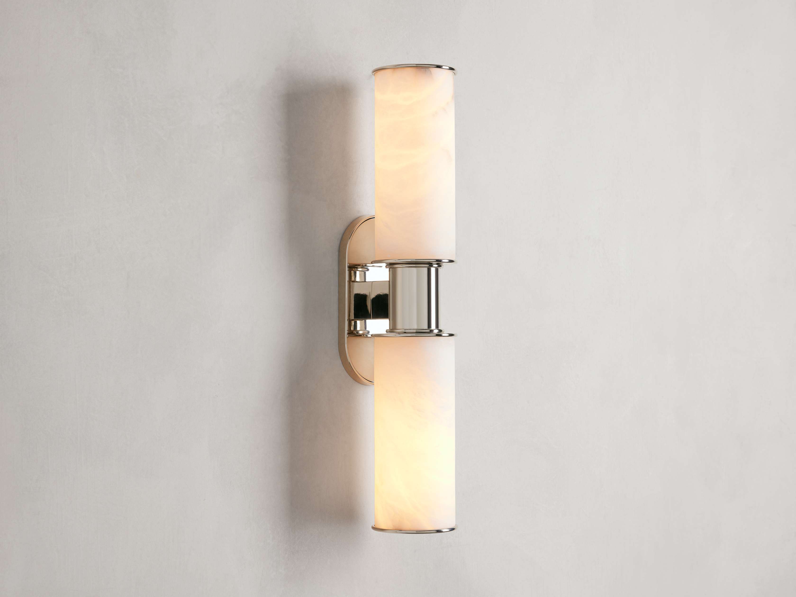 Harlin 2-Light Wall Sconce in Alabaster - Zonesus