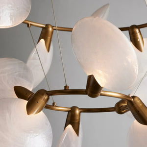 Lyla 2-Tiered Halo Chandelier - Zonesus