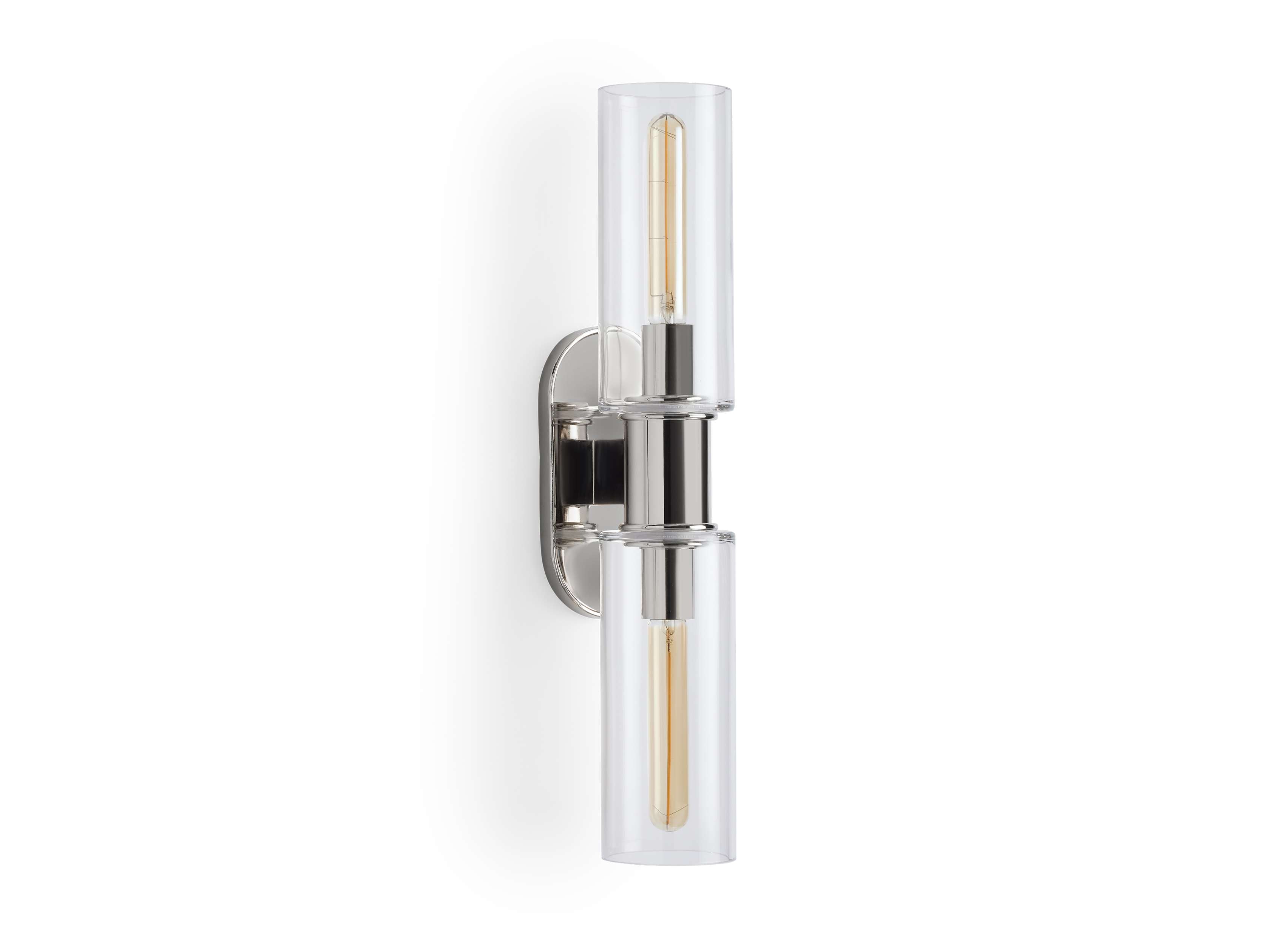 Harlin 2-Light Wall Sconce in Clear - Zonesus