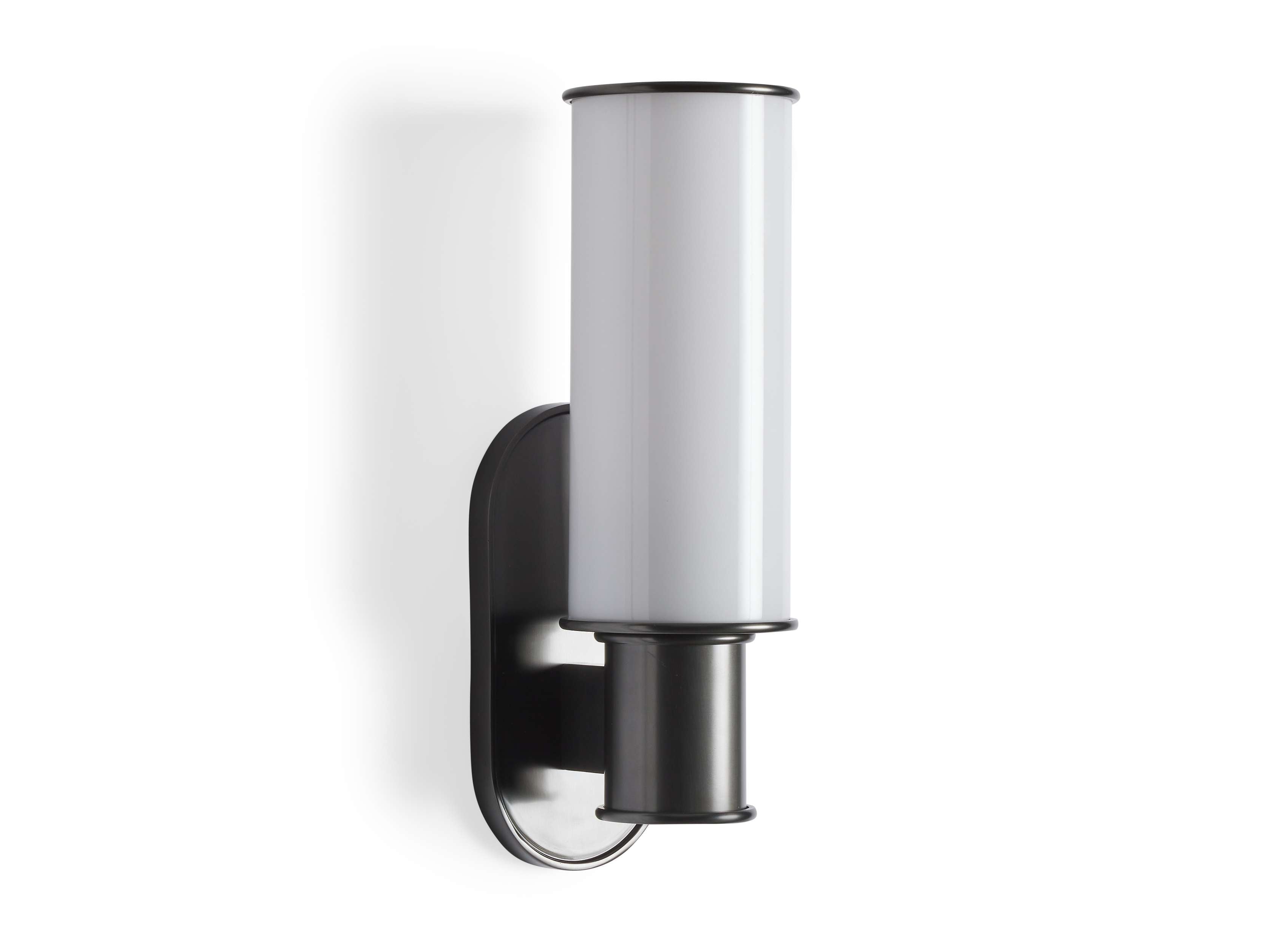 Harlin Bronze Wall Sconce in Milk - Zonesus