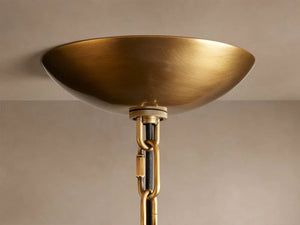 Blaire Round Glass Chandelier 32''D - CLEAR - Zonesus